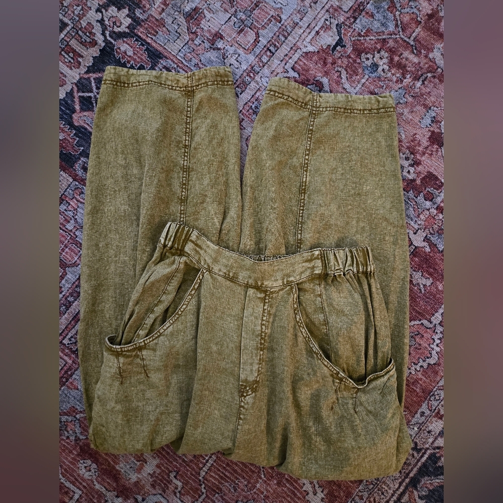 Casual Tan Women's Pants Free People S - Picture 4 of 5